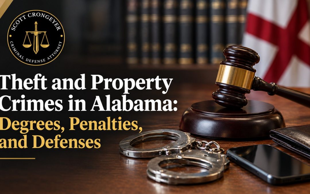 Theft and Property Crimes in Alabama: Degrees, Penalties, and Defenses